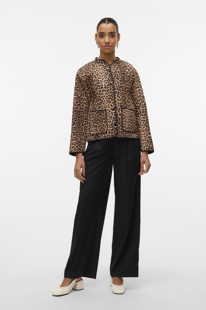 VMCLARA JACKET GA NOOS 10331363 Rugby Tan/LEOPARD